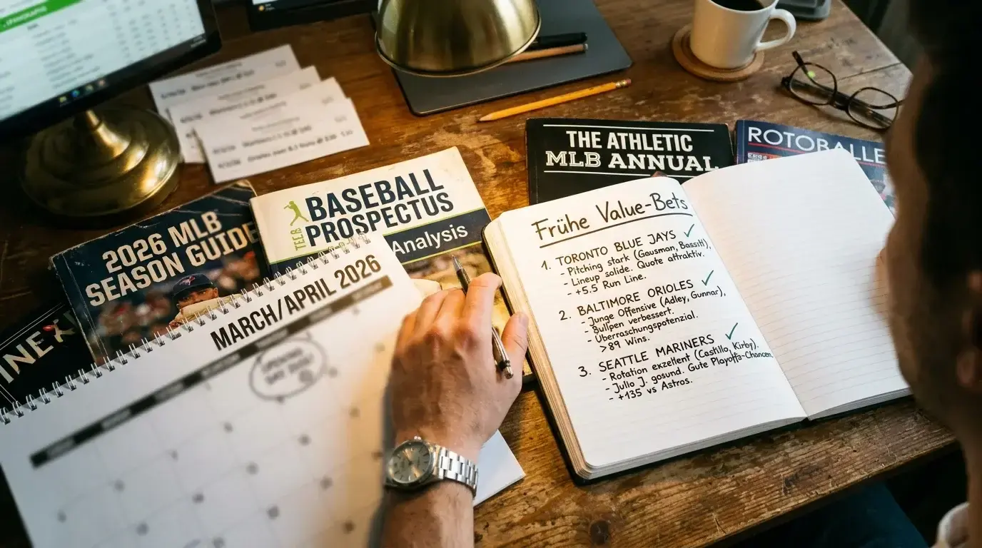 Early-Value-Strategie bei MLB Langzeitwetten: warum frühe Einstiege vor Saisonbeginn bessere Quoten bieten
