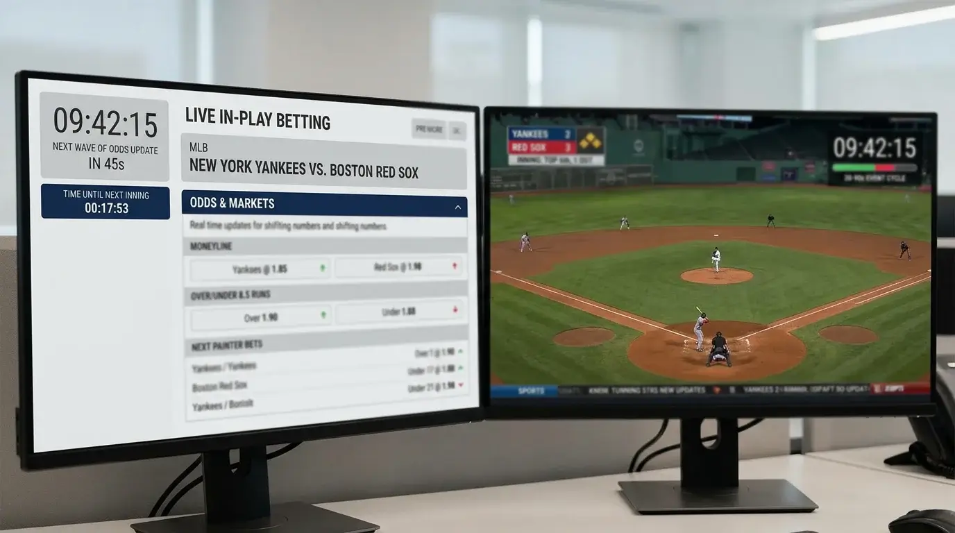 Zeitfenster zwischen Pitcher-Wechsel und Quotenaktualisierung beim MLB Live-Wetten bei deutschen GGL-Anbietern