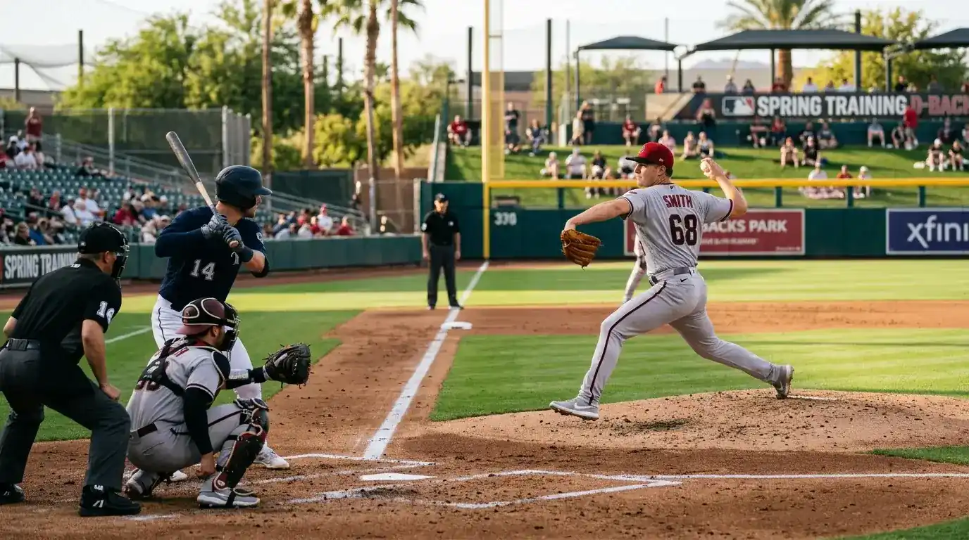 Rookie-Pitcher beim Spring Training: Unbekannte Performance als Risikovariable für Wetter