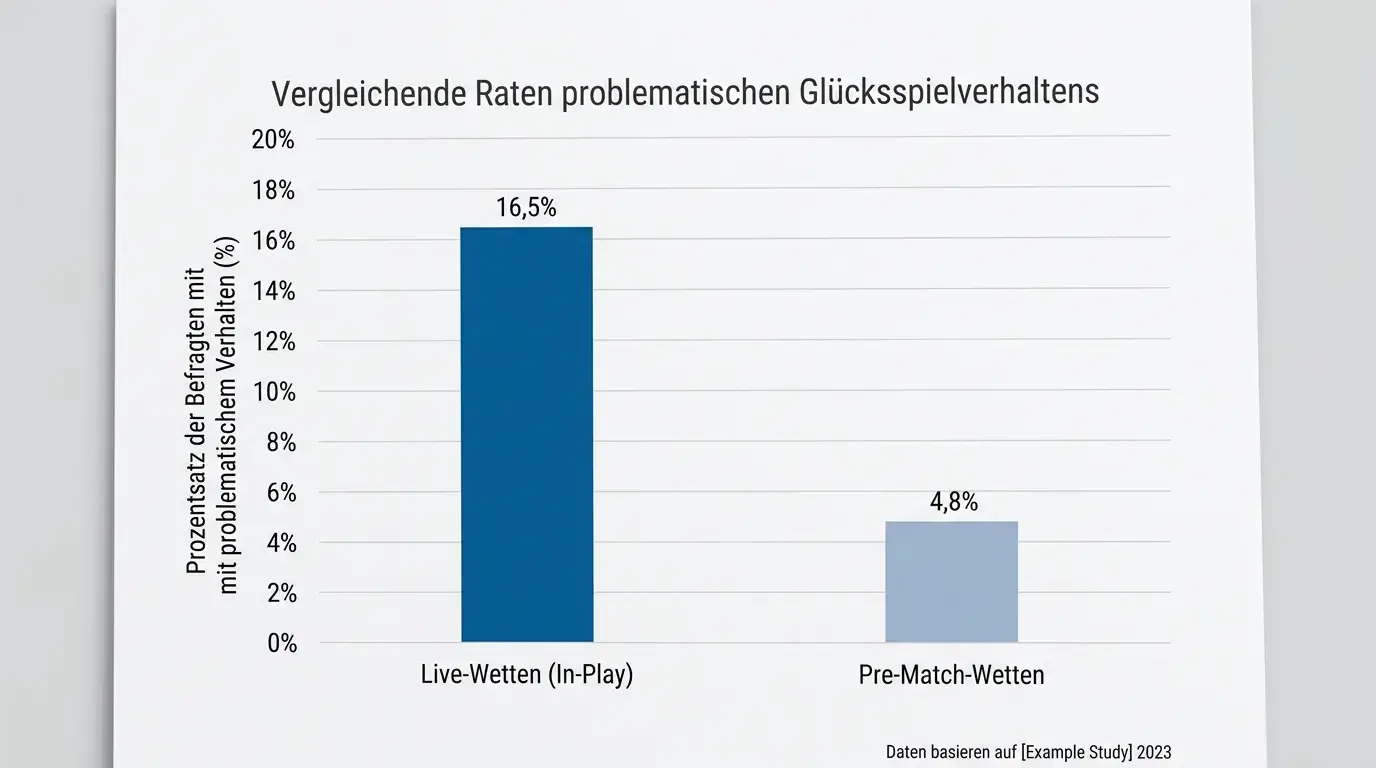 Risikoprofil von Baseball-Live-Wettern: Statistik zu problematischem Spielverhalten im Vergleich zu Pre-Match-Wetten