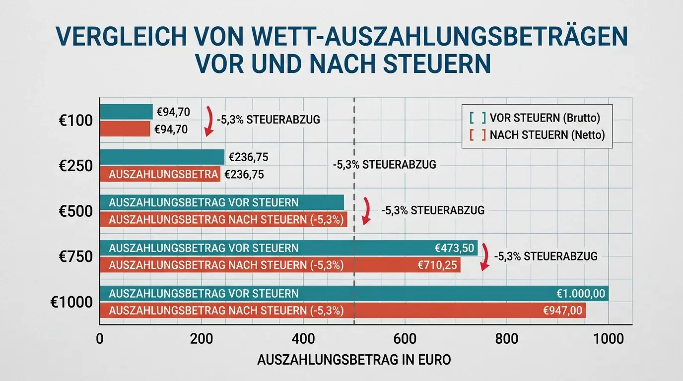 Netto-Auszahlung nach Wettsteuer beim Baseball – effektive Rückzahlungsquote bei deutschen GGL-Anbietern
